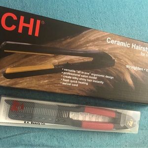 The original Flat iron CHI 1” with free special comb